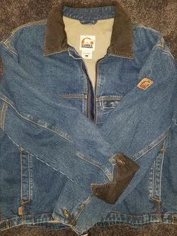 SOREL DENIM TOOL BELT JACKET MEN'S LARGE NEW WITH TAGS
