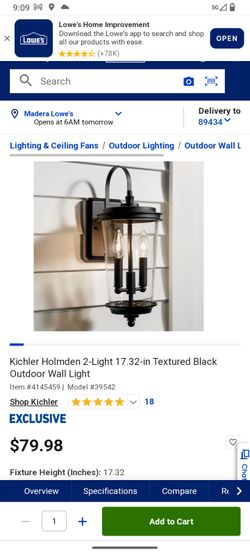 Kichler Light Fixture 