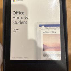 2019 Microsoft Office Home & Student for MAC or Windows 