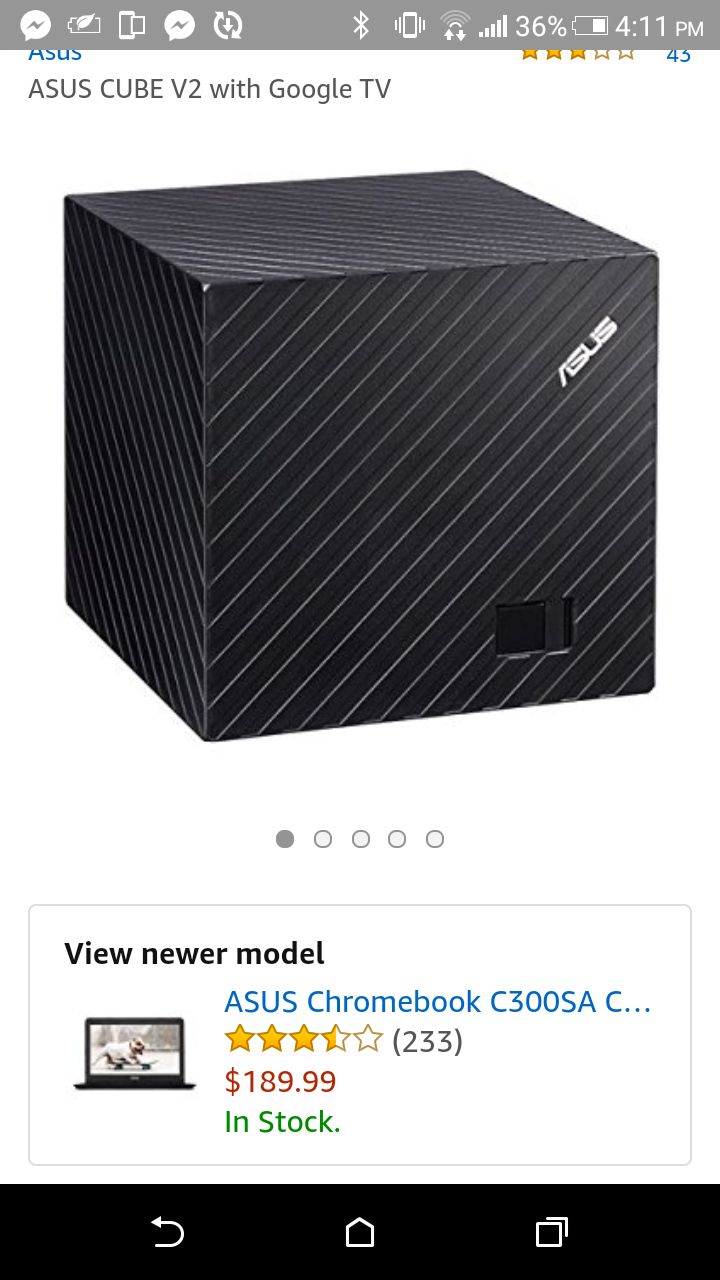 ASUS CUBE GLOGLE TV