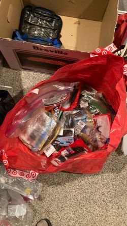 Big bag of fishing lures