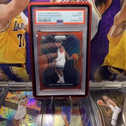 2020 Panini Prizm Rookie Anthony Edwards PSA 8.5
