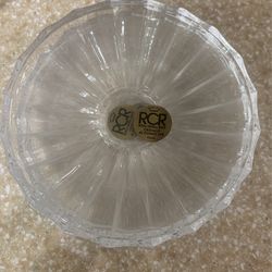 RCR Rotar Crystal 24 % Tea Set Of 6  Made Italia