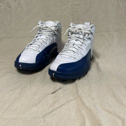 French blues - Air Jordan 12 Retro - white/ French BL- Mtllc slver-vrst 
