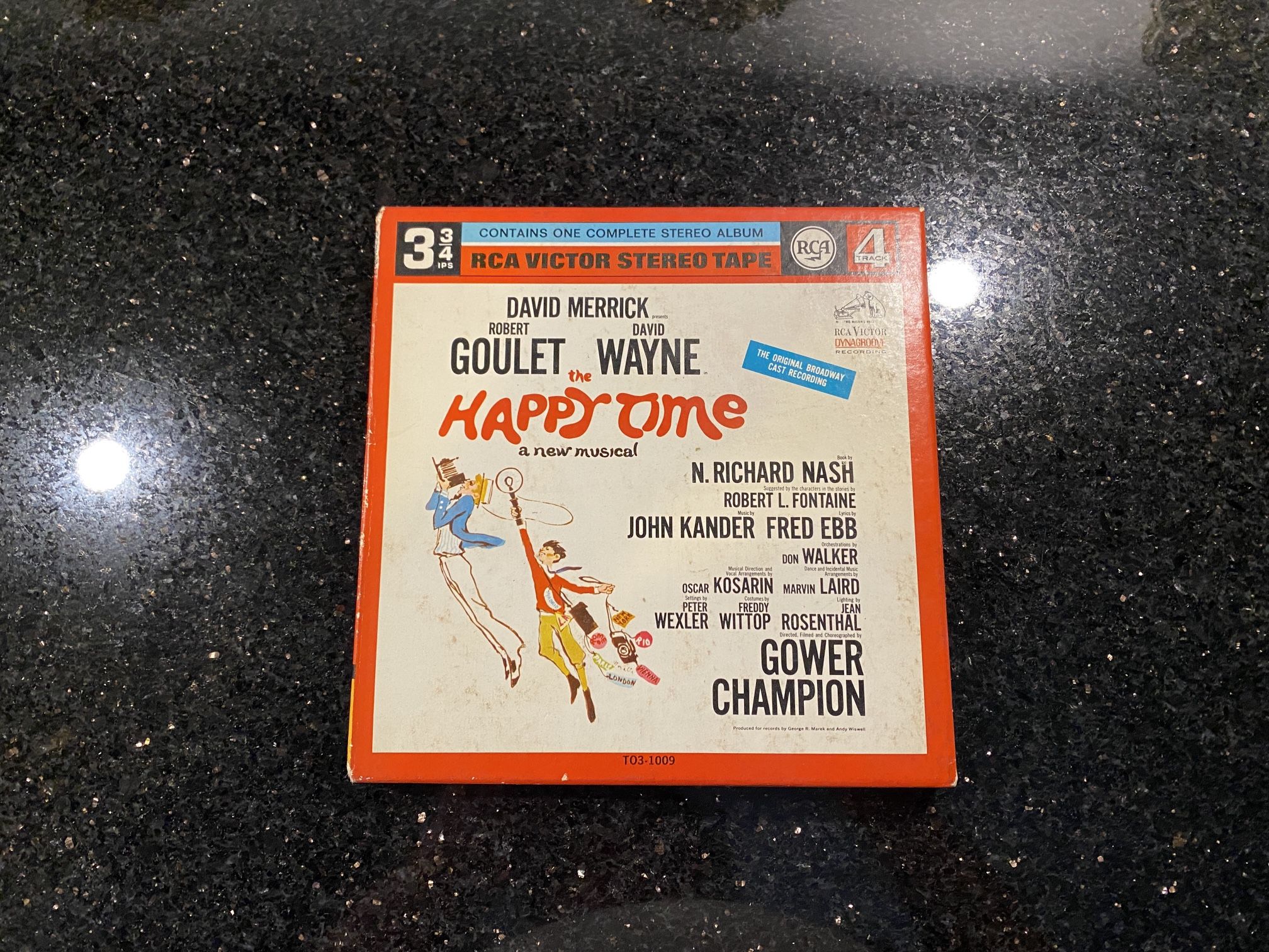 The Happy Time Soundtrack- Robert Goulet Reel-To-Reel Tape