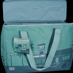 Traders Joe’s Dusty Blue Insulates Bag Cooler 