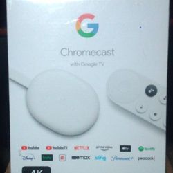 Google Chromecast W/Google TV 4k HDR