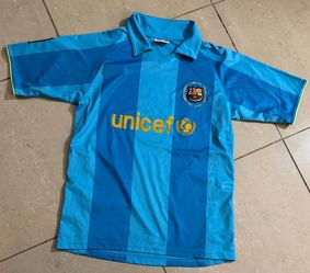 FC Barcelona 2007-2008 away jersey Sz 14 Might fit Men’s Small