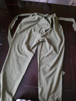 Green Pants Adjustable String 