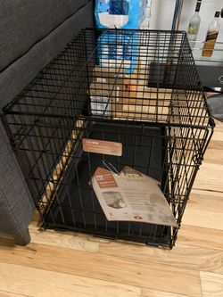 MidWest iCrate Fold & Carry Single Door Collapsible Wire Dog Crate, 30 inch