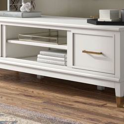 White TV stand