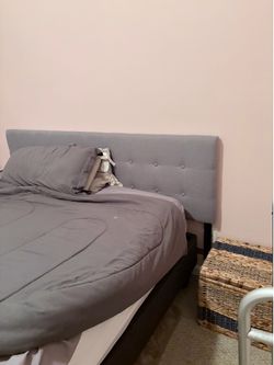 A California king nectar mattress with headboard