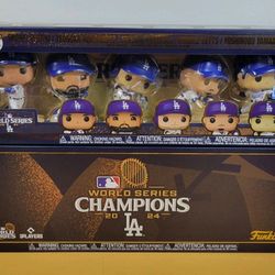 Funko Pop! MLB: Los Angeles Dodgers 2024 World Series Champions (5-Pack) Set