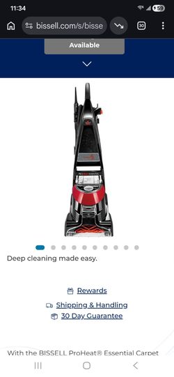 Bissell Proheat Dirtlifter Carpet Cleaner