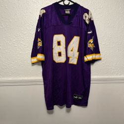 Vikings Moss Football Jersey Size XL