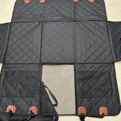 Brand New Dog Back Seat Car Cover Extender Hammock 400lbs Hard Bottom