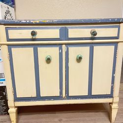 Shabby Chic Solid Wood Cabinet