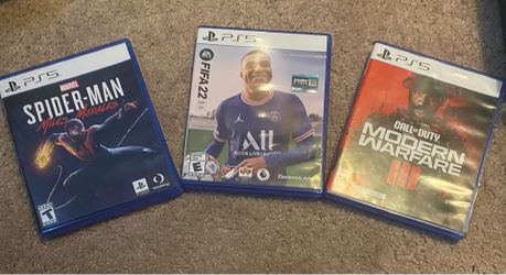 3 great condition ps5 games