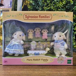 Sylvanian Families Flora Rabbit Family