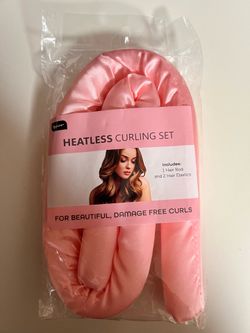 Heatless curling set