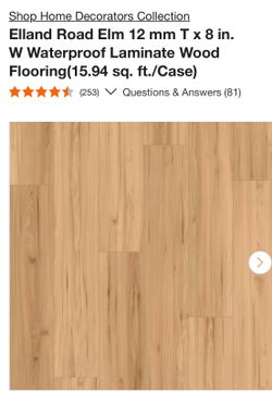 Elland road laminate wood flooring 1350 sq ft
