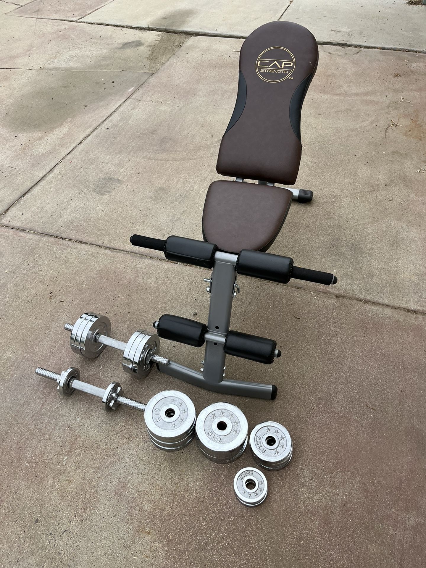 Weight Bench & Weight Set