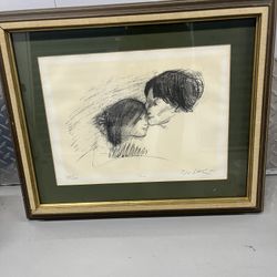 Lithograph Painting by Alexander Dobkin