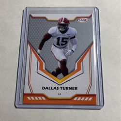Dallas Turner Rookie Football Card