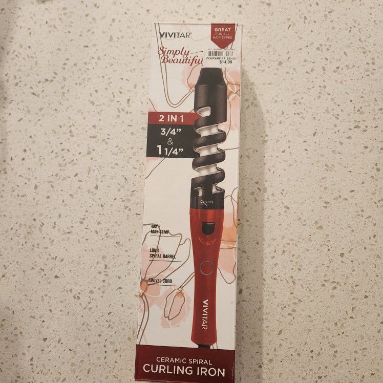 Ceramic Spiral Curling Iron