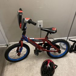 Toddler's Bike & Helmet  (4-7yrs) 
