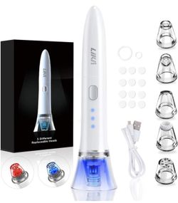 Blackhead Remover Pore Vacuum - Electric Blackhead Acne Comedone Extractor, Rechargeable Skin Pore Suction Pore Cleaner Tool Kit for Facial Treatment 