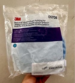 3M Perfect-It Double-Sided Ultrafine Foam Polishing Pad, 05708, 8in.