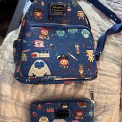 Disney Backpack Purse and Wallet