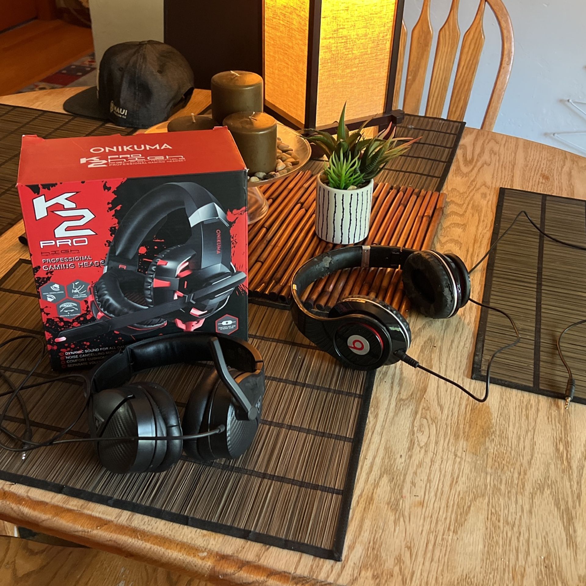 Beats By Dre, Turtle Beach Beach Gaming Head Phones And Brand Be Win The Box Onikuma