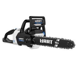 HART 40-Volt Cordless SUPERCHARGE Brushless 16-inch Chainsaw Kit, (1) 4.0 Ah Lithium-lon Battery - NEW