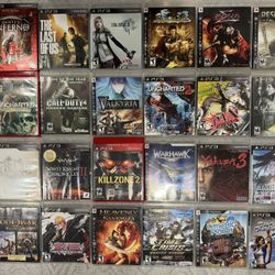 Open PlayStation 3 Games - Individually Priced In Description