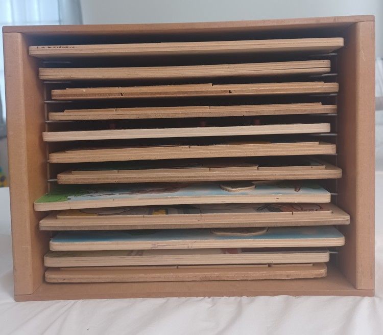 Wood Puzzles For Kids / Rompecabezas De Madera Para Niños