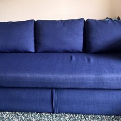 Blue Sofa Bed With Storage