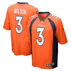 *** NEW ***Russell Wilson Denver Broncos Nike Game Jersey - Orange sz LARGE