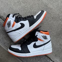 Air Jordan 1 Retro High Electro Orange 555088 180 Size 10.5