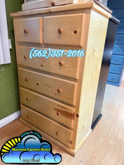 Duplex jumbo natural Dresser cajonera pinewood cajonera