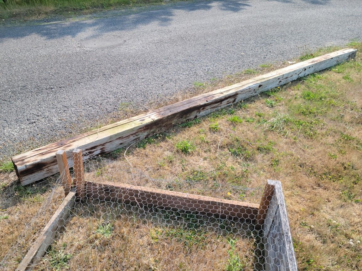 5x5x15 Ft Old Treated Beam