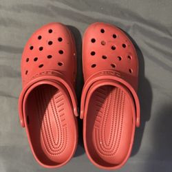 Red crocs