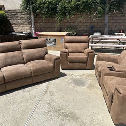 Microfiber/Suede Couches