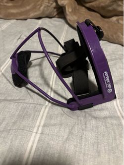 Youth face guard purple