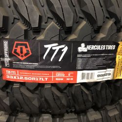 Brand New Tires (1) Hercules TIS Offroad TT1 (33x12.50R17) (Single) ($239)