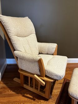 Shermag Glider and Ottoman Set