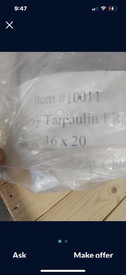 Tarp 16’x20’