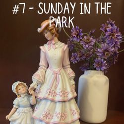 Lenox Vintage Porcelain Figurine Sunday In The Park