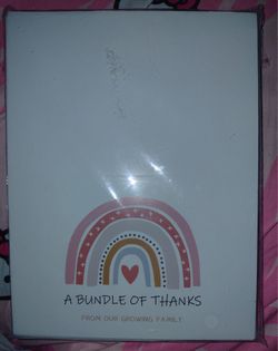 Thank You Baby Shower Cards - 50ct